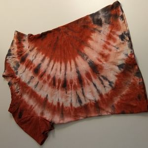 Banana Republic Cozy Slub Tie Dye Short Sleeve Tee